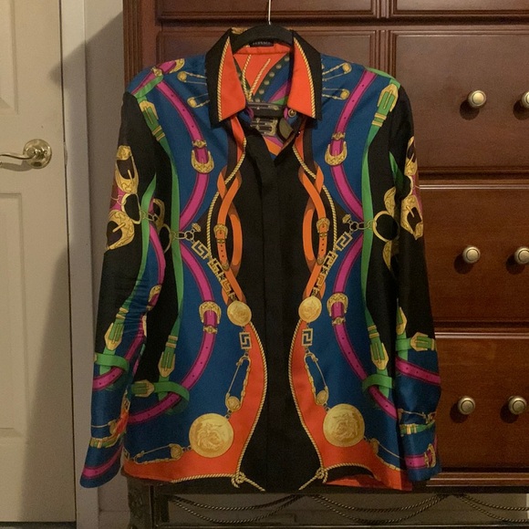 Versace Tops - Authentic Versace Silk Shirt / Pristine Condition
